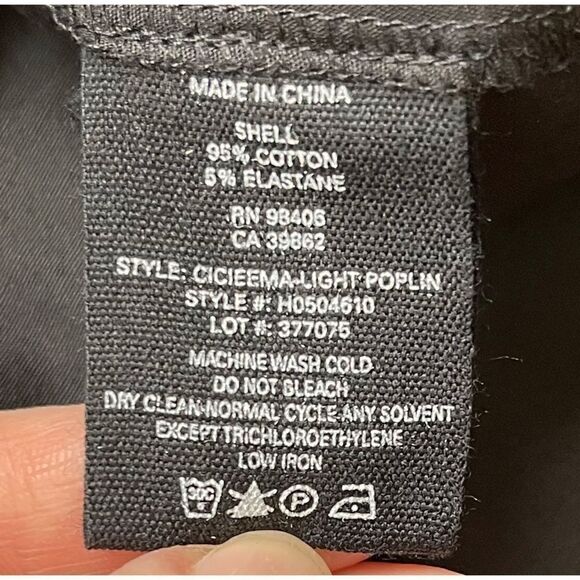 NWT Theory Cicieema Light Poplin Fit & Flare Dress in Black, Size 4 - Picture 14 of 16